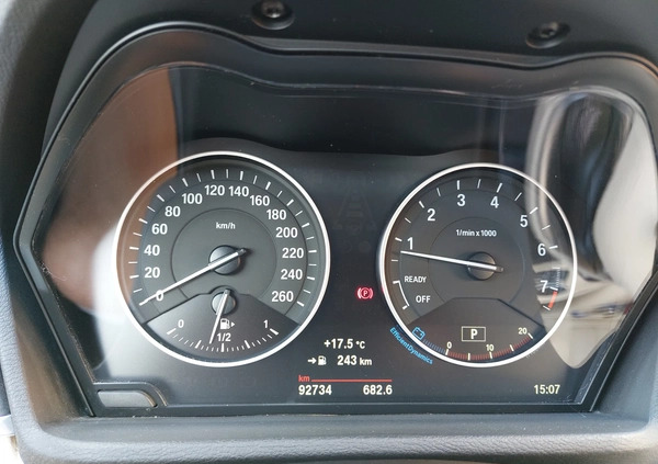 BMW X1 cena 83900 przebieg: 92000, rok produkcji 2016 z Pszczyna małe 704